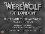 Werewolf Of London