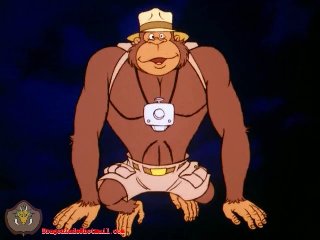 ghostbusters cartoon gorilla